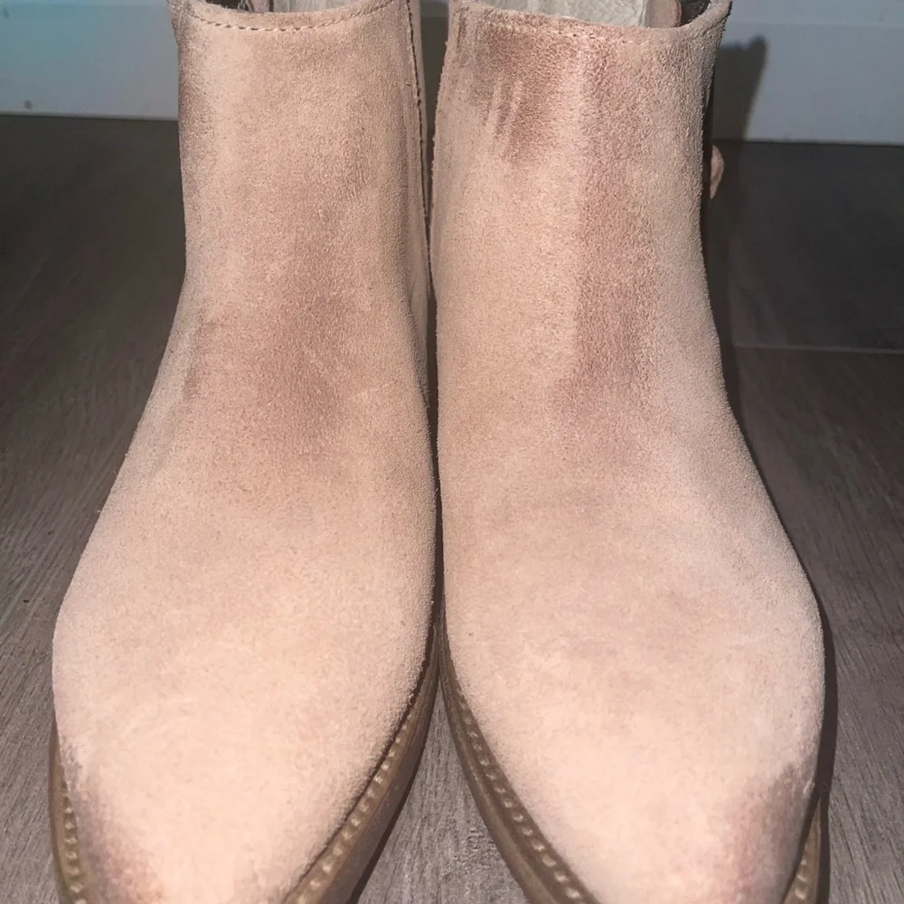 Onyx ankle suede bootie, by Freebird. - Picture 2 of 5